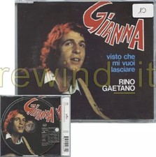 RINO GAETANO "GIANNA" RARO CDsingolo PICTURE DISC 2 BRANI