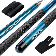Taco de billar de arce de 58 pulgadas, 19 oz/20 oz, punta de 13 mm