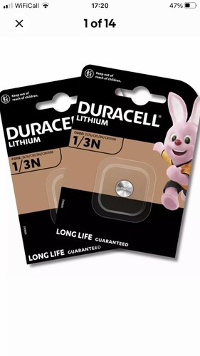 2 x Duracell CR 1/3N 2L76 CR11108 CR1 Lithium Coin Battery 3v Long Expiry👍😎🚚