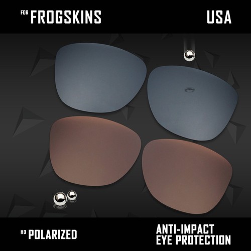 Anti Scratch Polarized Replacement Lenses for-Oakley Frogskins OO9013 Options - 第 41/78 張圖片