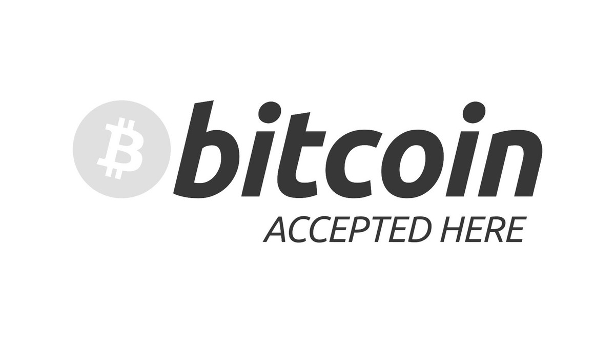 Bit Accepted Here Sticker Bitcoin BTC cryptocurrency crypto coins 6in & 9in
