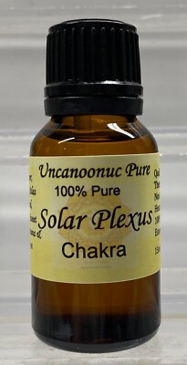 Solar Plexus Chakra Essential Oil Blend 15ml | Pure Uplifting Balance Energy