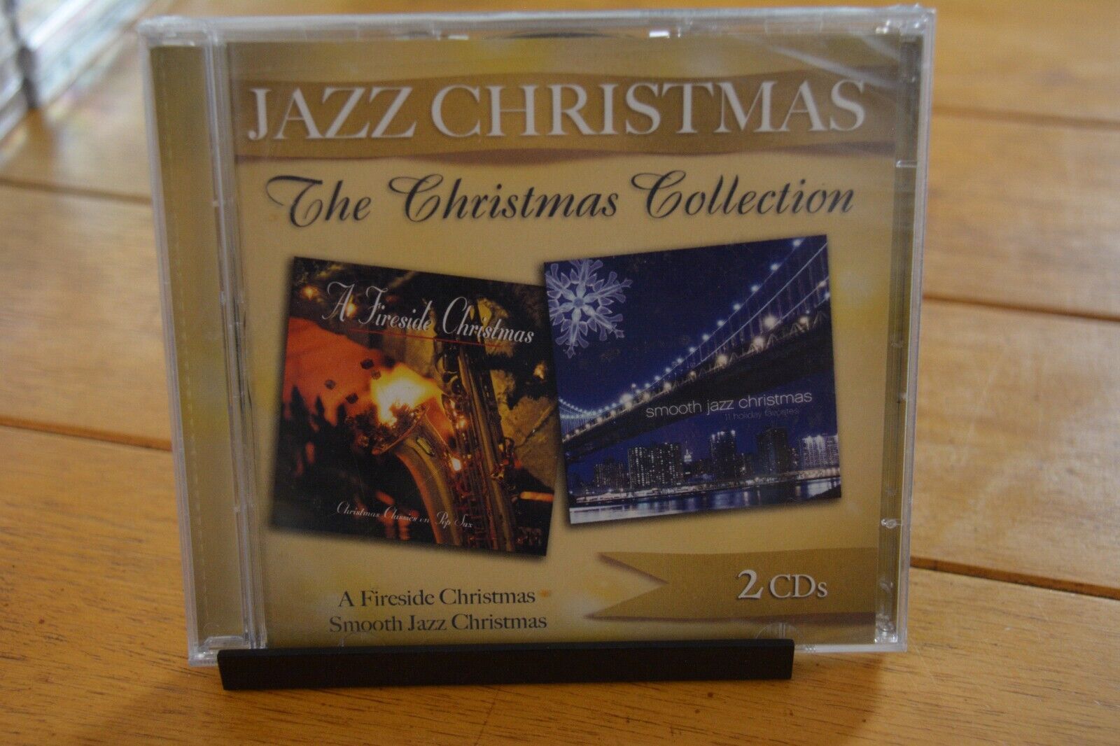 A FIRESIDE CHRISTMAS + SMOOTH JAZZ CHRISTMAS [NEW SEALED] 2 DISC VARIOUS [144]