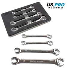 4pc PIPE SPANNER SET by US PRO INDUSTRIAL 9mm 10mm 11mm 12mm 13mm 14mm 15mm 17mm