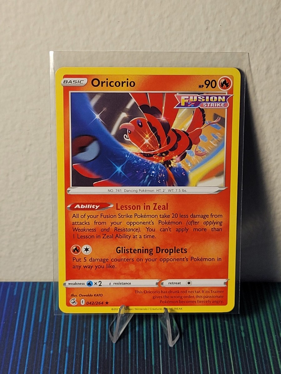 oricorio fusion strike pokemon card value (SWSH Promo 210) Evolves from null Type Pokemon TCG: Sword & Shield
