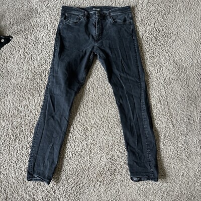 Revtown Jeans Mens Taper Stretch Decade Denim - 35 X 32 - Jet Black