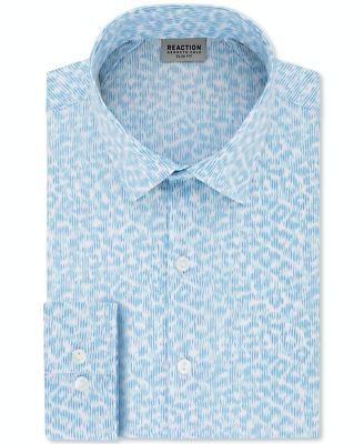 kenneth cole reaction men's slim-fit flex stretch dress shirt Kenneth Cole main image 1