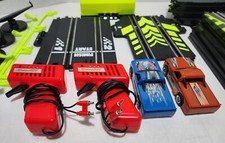 TESTED Slot Car Race Track ARTIN Speedtrax Truck Spiral Twist Battery Operated