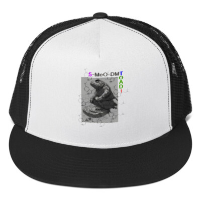 ''5-MeO-DMToad'' Trucker Cap Bufo Incilius Alvarius Toad Psychedelic Shamanic