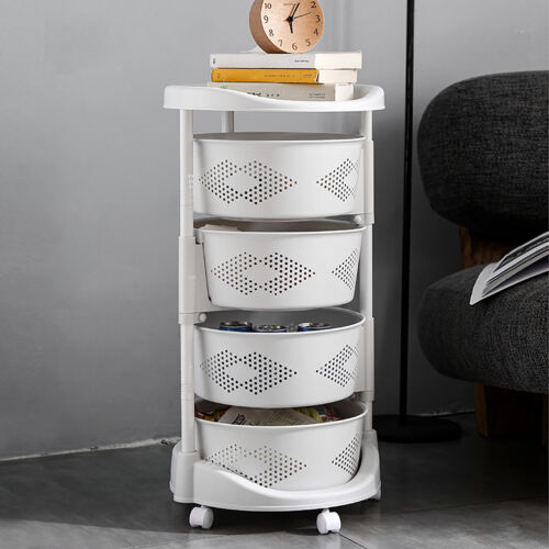 Multi-Layer Vegetable Rotating Basket Rack Fruit Snack Storage Kitchen Organizer