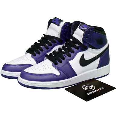 Size 4 (GS) - Jordan 1 Retro OG High Court Purple 2.0 for sale