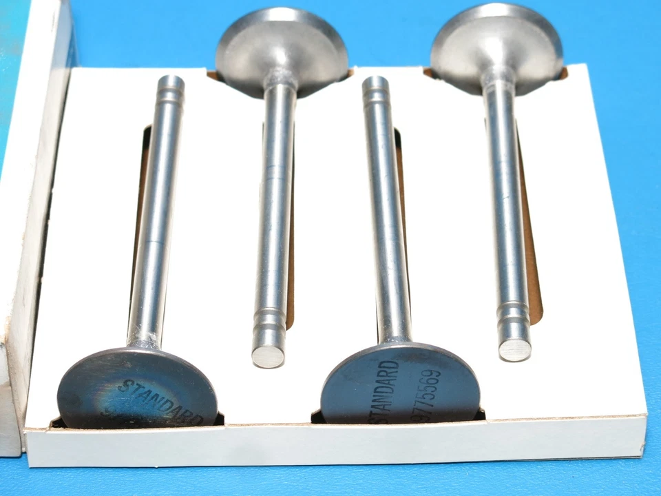 Новые из старых запасов (4) выпускные клапаны GM 1964 Pontiac Tempest LeMans 326 HO 4BC 9775569 - Изображение 2 из 4