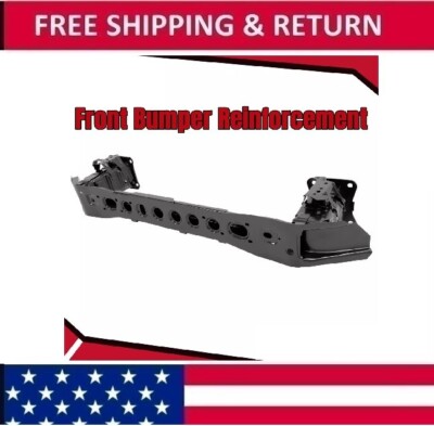 Black Front Bumper Reinforcement Bar Impact Fits For Ford Focus 2012-2018