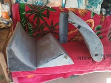 4 pcs Orthopedic Bed Wedge Pillow Set, Post Surgery Foam Pillows position Back