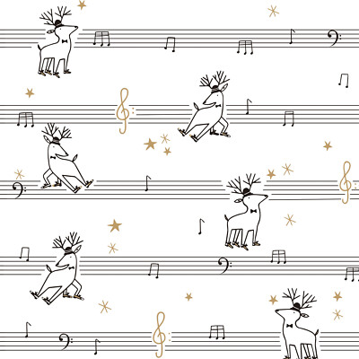 KATIA FABRICS - JERSEY GOLD JG5 TAPDANCERS - Stoff - Herbst/Winter - (15,20 /1m)
