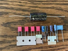 Dual CS 622 Recap Kit Capacitors Turntable Speed Repair Set w/ Safety Cap