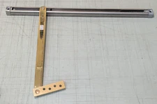 Glynn-Johnson 410 Series Concealed Overhead Door Stop 412S US3 Polished Brass