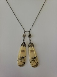 RARE Antique Chinese Silver Qing Dynasty Necklace