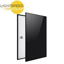 2x 400W 12V/24V/48V Solar PV Panels Black Double Glass - NEW - 25 yr warranty