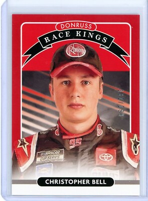 2021 Panini Donruss Racing Christopher Bell Race Kings Red #/299