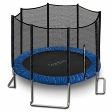 SereneLife 10 feet Stable and Strong Reinforced Trampoline w/Net Enclosure