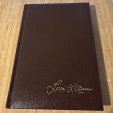 Louis L'Amour Hardcover Book Faux Brown Leather Riding For The Brand