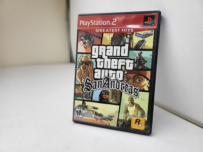 Grand Theft Auto San Andreas GH for PlayStation 2 PS2 CIB W/Manual (V/Good) #Z8