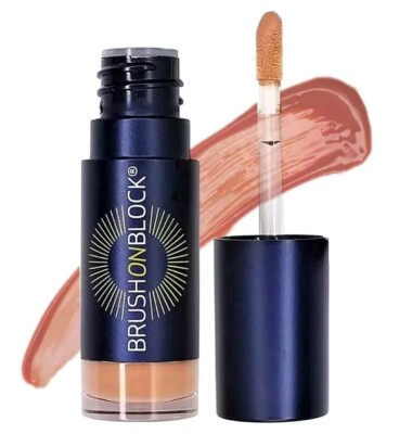 Brush On Block Sun Shine Protective Lip Oil SPF 30 Nude Tint 0.23 oz - Exp 2026