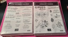 Stampin’ Up! Für Allerlei Anlässe + Hubsche Grusse Set German Crafting Clear,