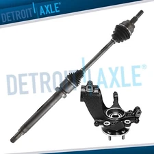 Front Right Steering Knuckle Bearing Hub CV Axle Shaft for 2012-2018 Ford Focus