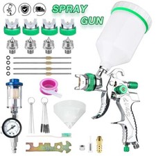 Hvlp Professional Spray Gun Kit, 1.4mm-2.5mm, Cordless Air Paint Gun