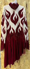 The Competitor Costumes For Women Red Tan Beautiful Piece