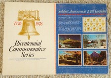 Bicentennial Commemorative Series 200th Birthday Placemat Set in Box 1776-1976
