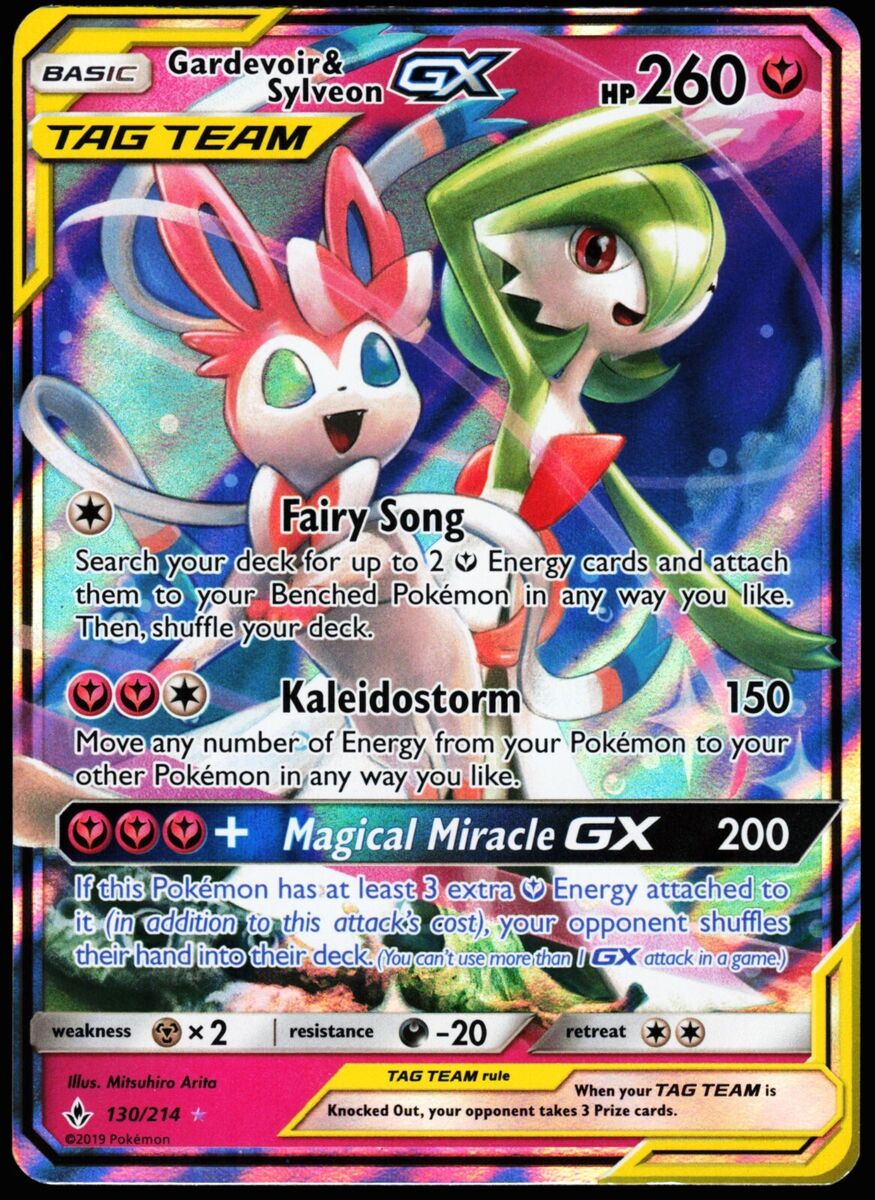 Gardevoir & Sylveon-GX #9- Top 11 Pokemon Cards in Unbroken Bonds 