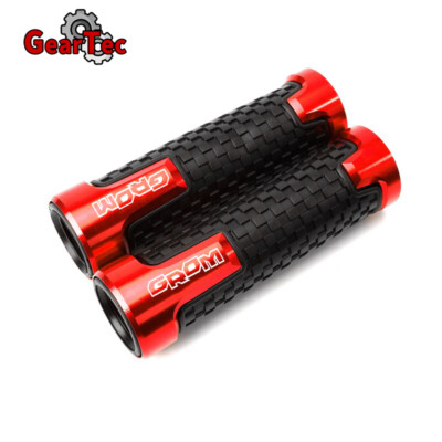 CNC Aluminum & Rubber Gel Hand Grips For Honda Grom 125 MSX125 (2014-2024) – 7/8" Bars