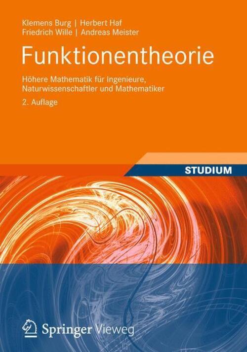 Thumbnail - Klemens Burg (u. A.) | Funktionentheorie | Taschenbuch | Deutsch