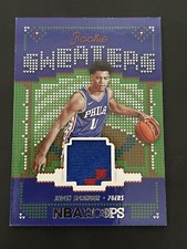 2021-22 NBA Hoops Rookie Sweaters Jaden Springer RC RSW-JSP 76ers