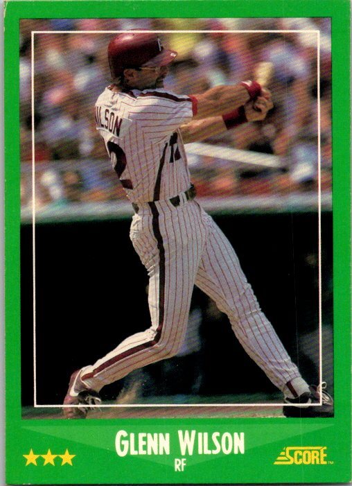 1988 Score Baseball #405 Glenn Wilson | eBay