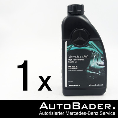 1 Liter Original Mercedes AMG High Performance Motoröl MB 229.5 0W-40 Premium