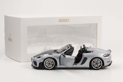 1:18 Norev Porsche 718 RS Spyder 2023 Weissach GT-silbermetallic 187270 - Bild 7 von 8