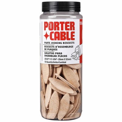 #ad Porter Cable 5561 Biscuits Size 10 Tube of 125 $16.36