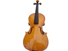 For Parts Only or Display Vintage Unbranded Violin Damaged with Case