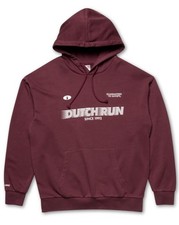 Dutch Bros Burgundy Hoodie Size Medium Women  s Pullover Sweatshirt 92 NEW