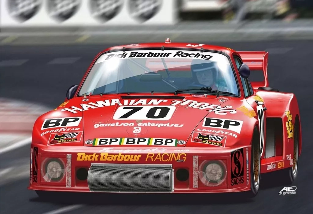 Poirsche Turbo Lettering Plastic Model 1/24 Porsche 935 Turbo 1979 Le Mans 24 Hours Class Winner ...
