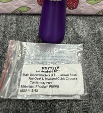 Bomb Party October 2026 Sz 8 Intricately Divine Roserhodium Plated Bomb Party October 2026 Sz 8 Intricately Divine Roserhodium Plated