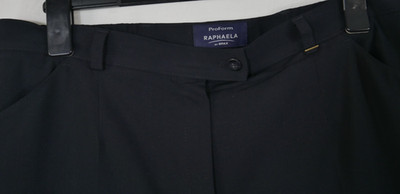 RAPHAELA BY BRAX ProForm Hose Blau SCHURWOLLE Elegant SILVIA WB Größe 48 NEU!
