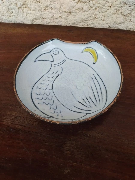 Rare coupelle Vallauris signée de Jacques Innocenti - Photo 2/4