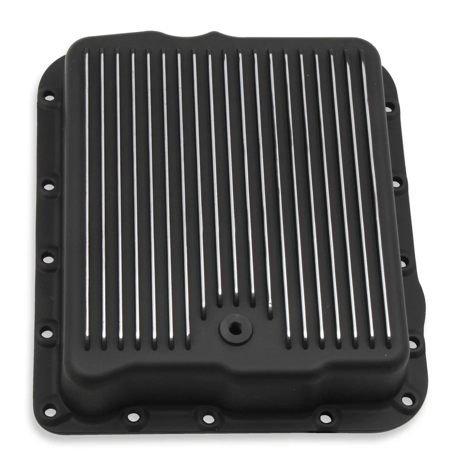 Mr. Gasket 9797BMRG Transmission Oil Pan - Black Aluminum — 第 3/4 张图片