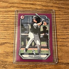 Bowman 2026 Colby Shelton BP-144 Fuchsia /299 1st Edition White Sox