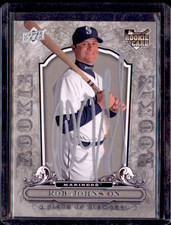 2008 Upper Deck Rookie Card #144 Seattle Mariners Rob Johnson Auto/ Signed IP. rookie card picture